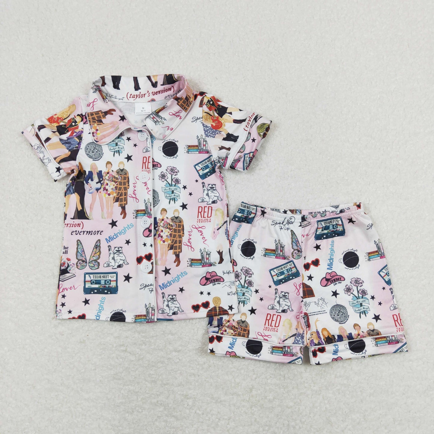 GSSO0661 Taylor Swift shorts western girl summer pajamas outfit 202403 rts