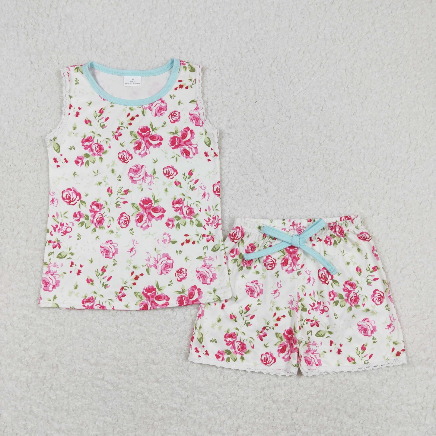 GSSO0674 flowers girl summer outfit 202403 RTS