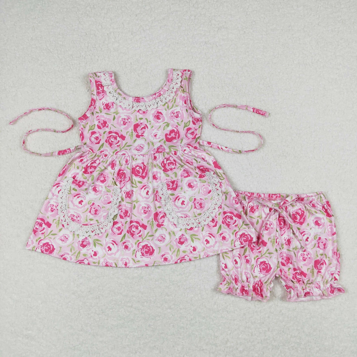 GSSO0685 flowers shorts girl summer outfit 202403 RTS