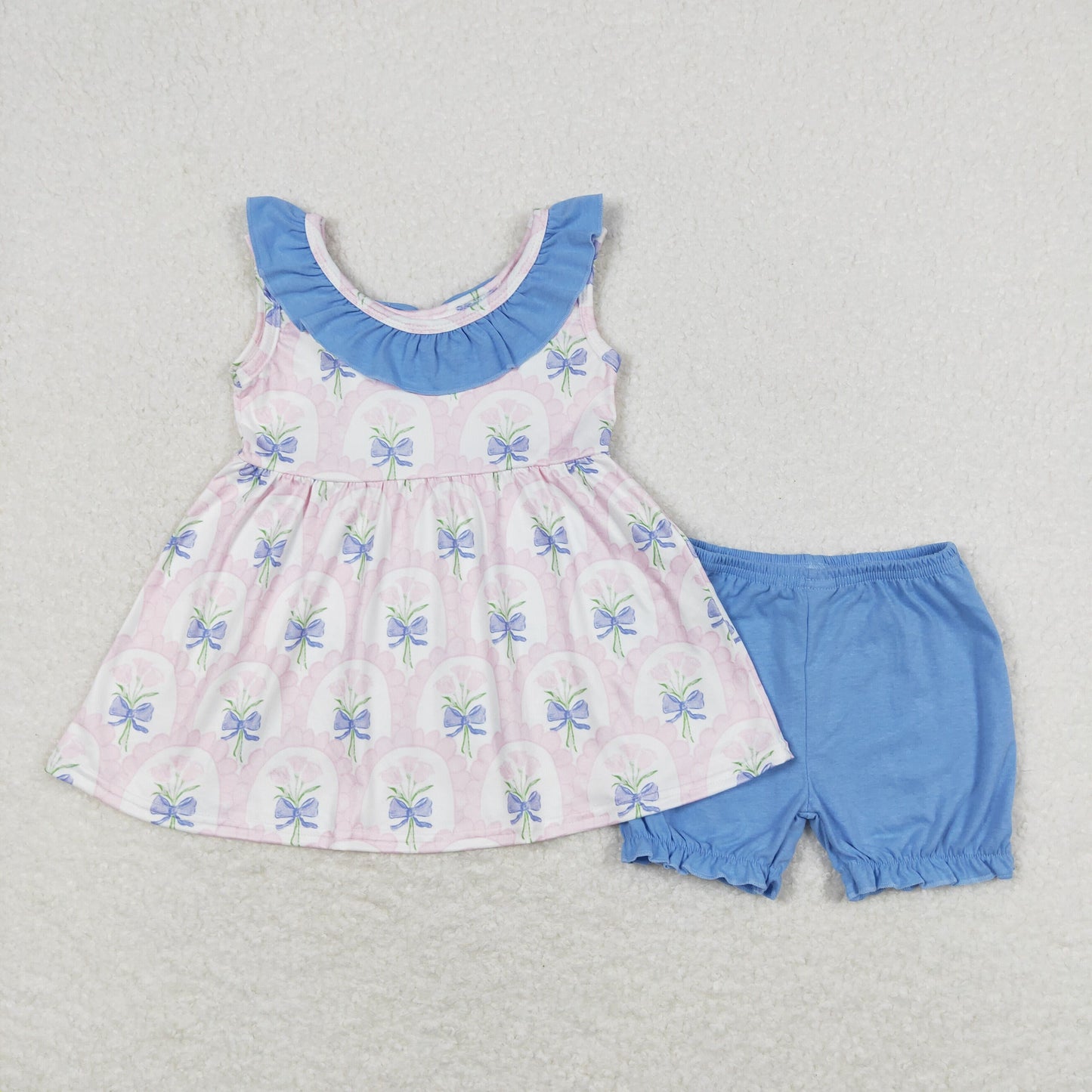 GSSO0723 flowers shorts summer girl outfit 202403 RTS
