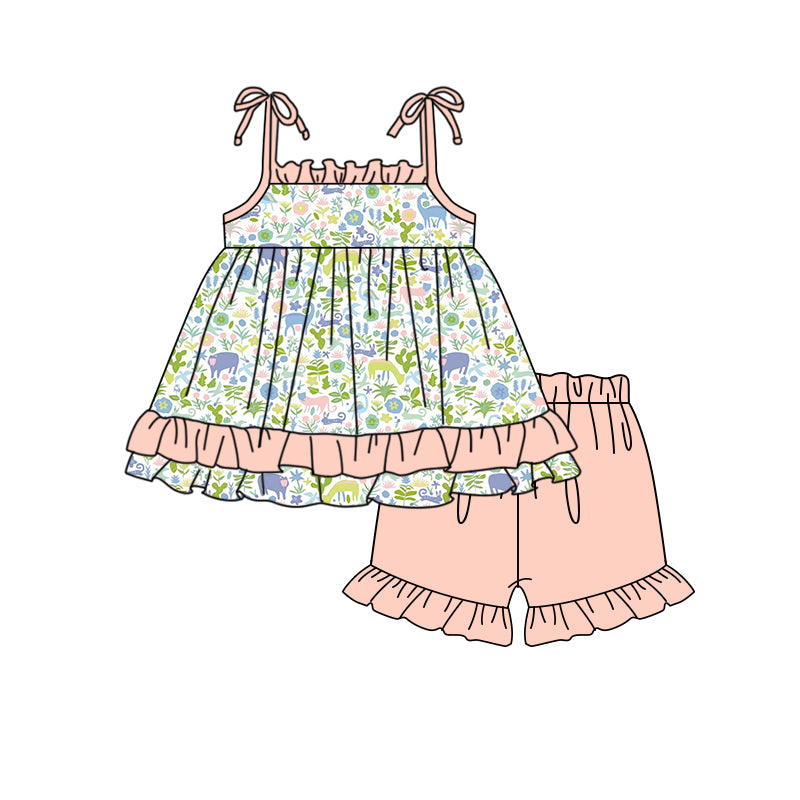 GSSO0753 spring preorder short sleeve shorts summer girl outfit 202402