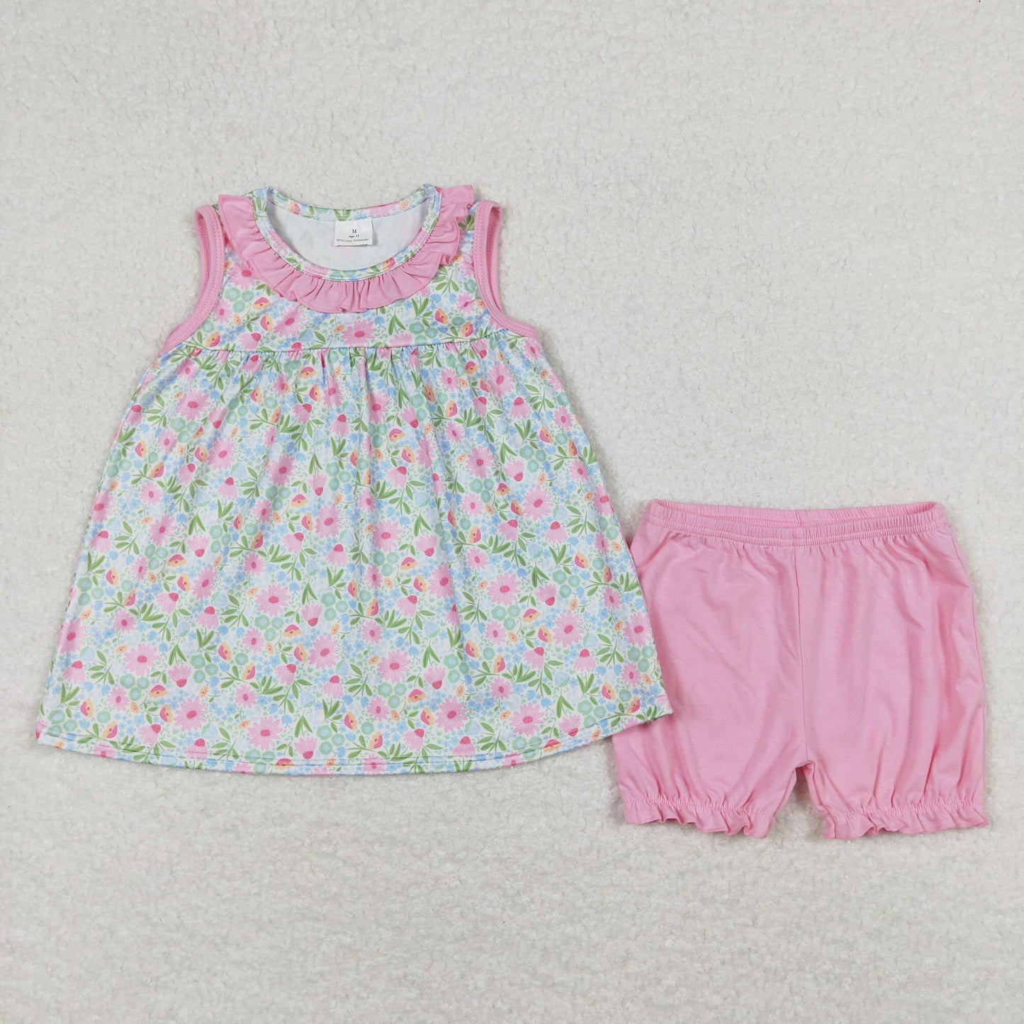 GSSO0825 flower shorts summer girl outfit 202403 rts