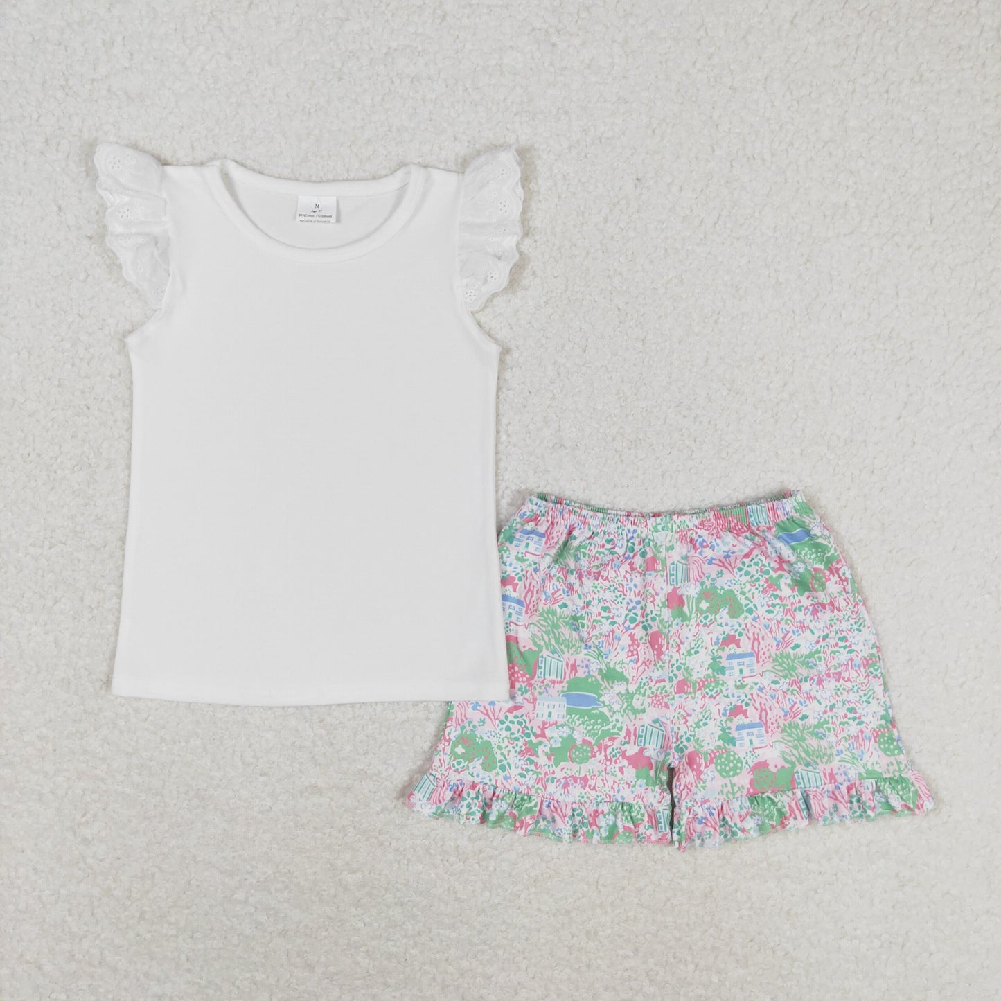 GSSO0888 flowers summer girl outfit 202405 RTS