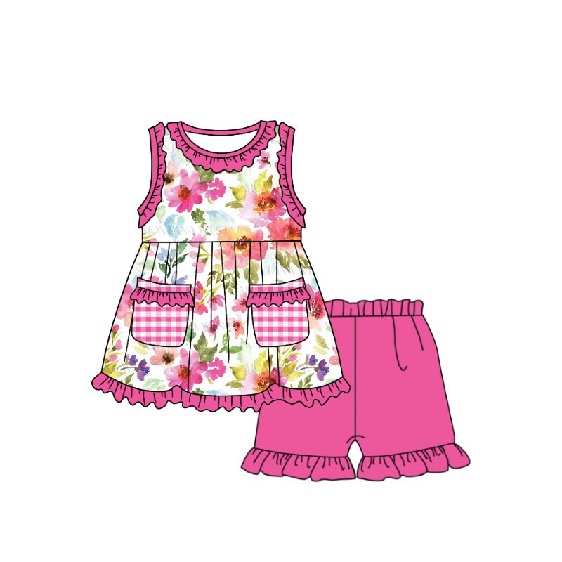 GSSO0896 preorder flowers summer girl outfit 202402