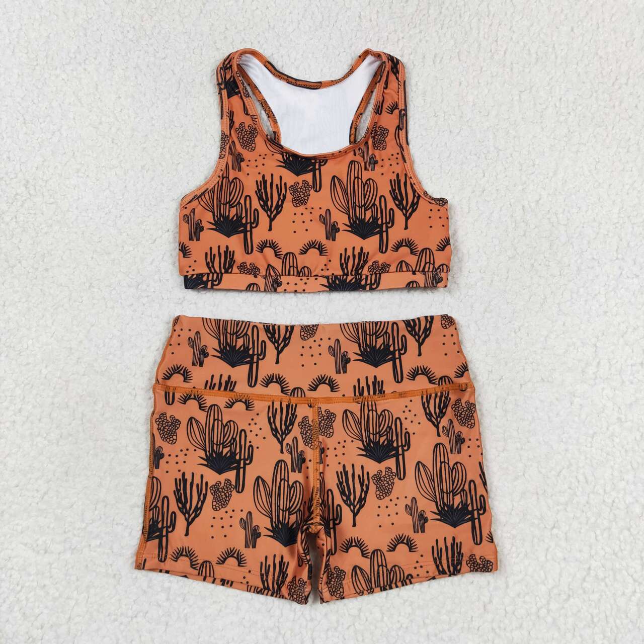 GSSO0902 组合 active wear yoga fabric riding shorts summer girl outfit 202405 RTS