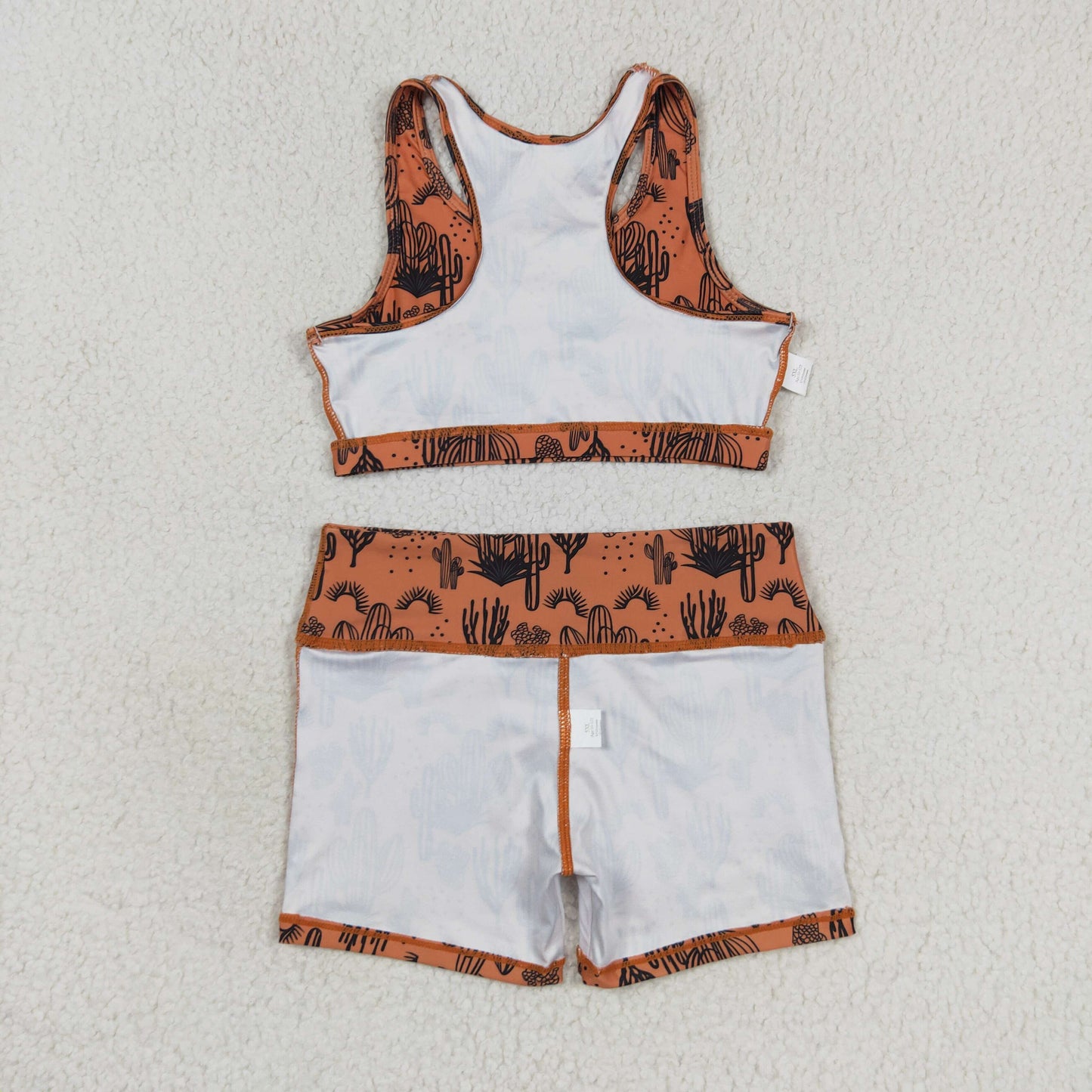 GSSO0902 组合 active wear yoga fabric riding shorts summer girl outfit 202405 RTS