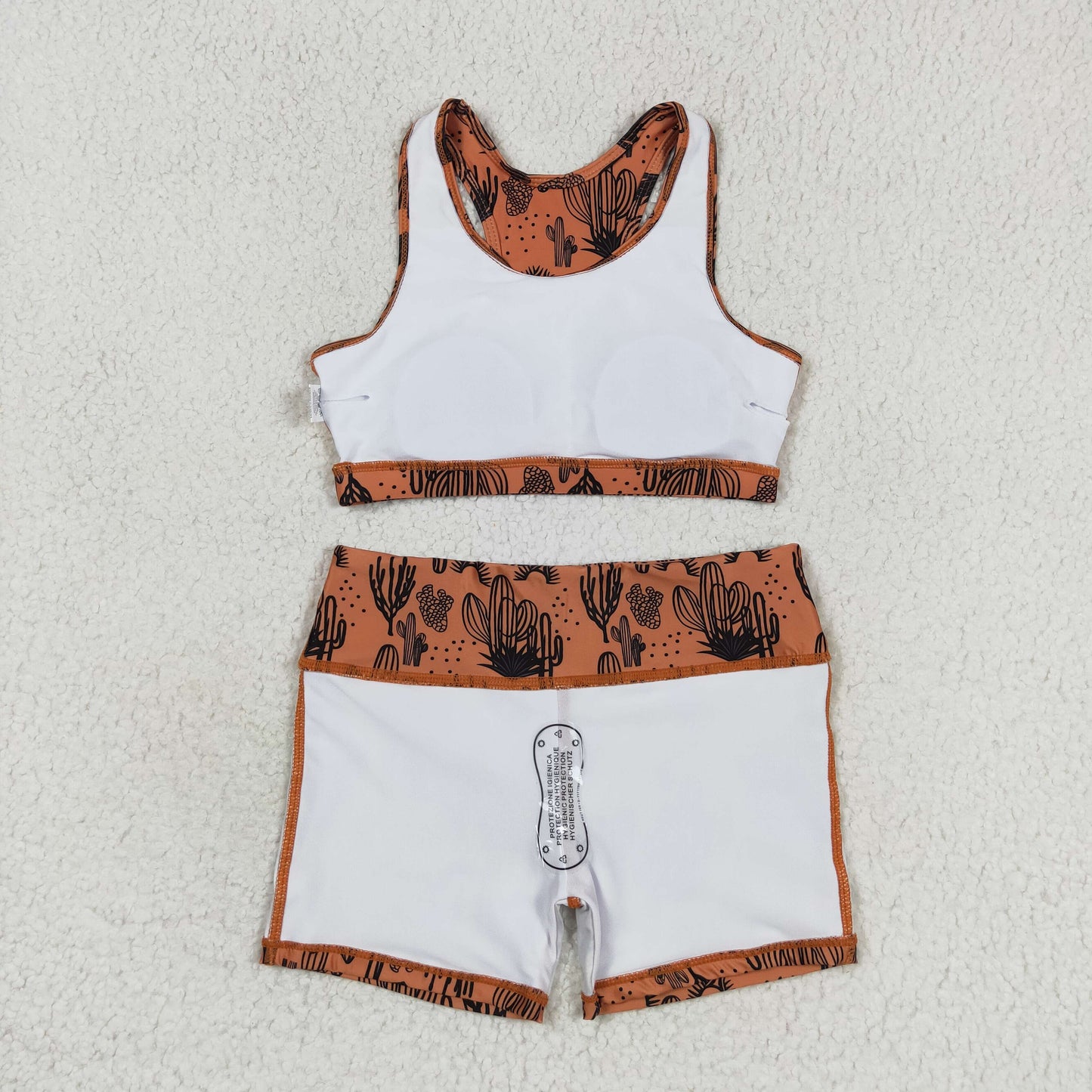 GSSO0902 组合 active wear yoga fabric riding shorts summer girl outfit 202405 RTS