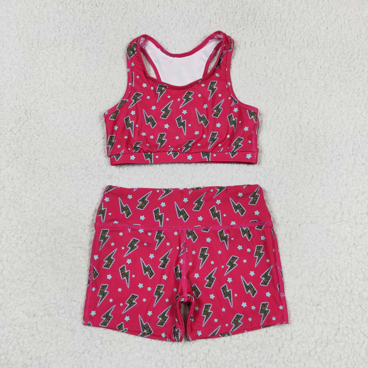 GSSO0903 组合 active wear yoga fabric riding shorts summer girl outfit 202405 RTS