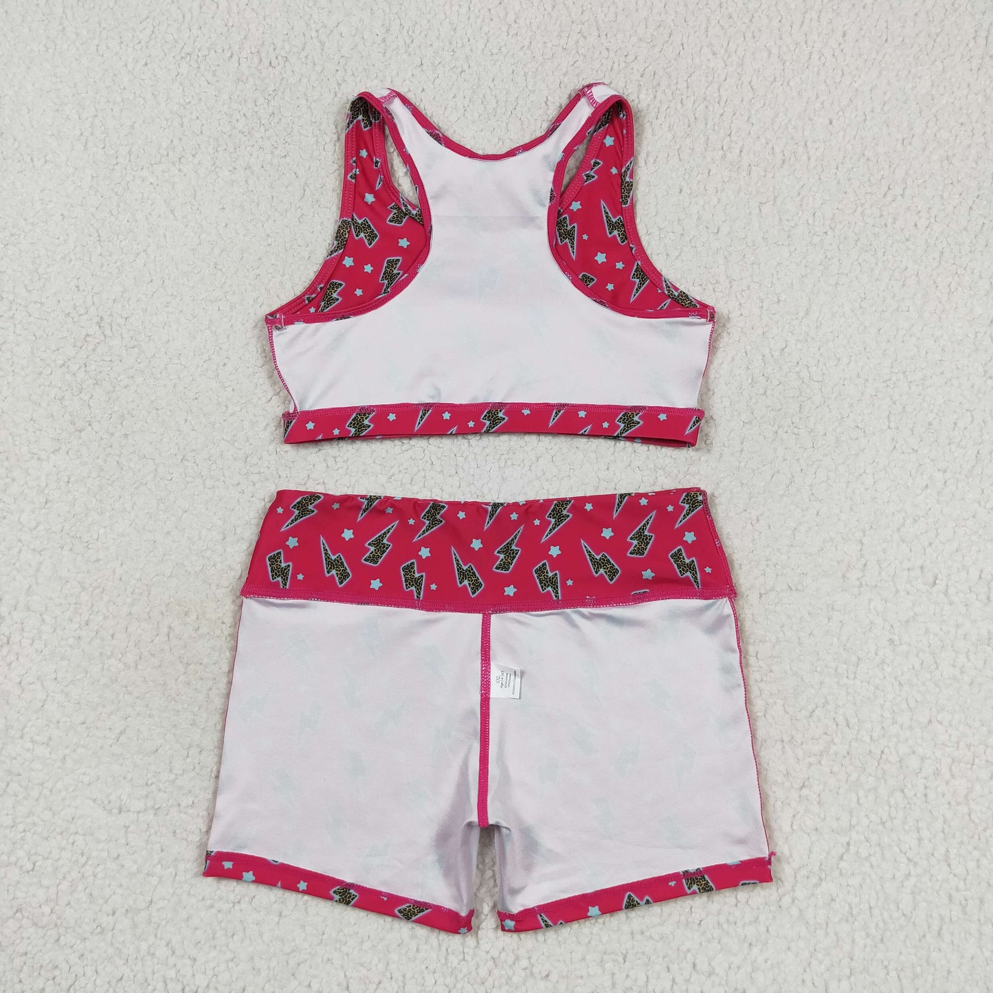 GSSO0903 组合 active wear yoga fabric riding shorts summer girl outfit 202405 RTS