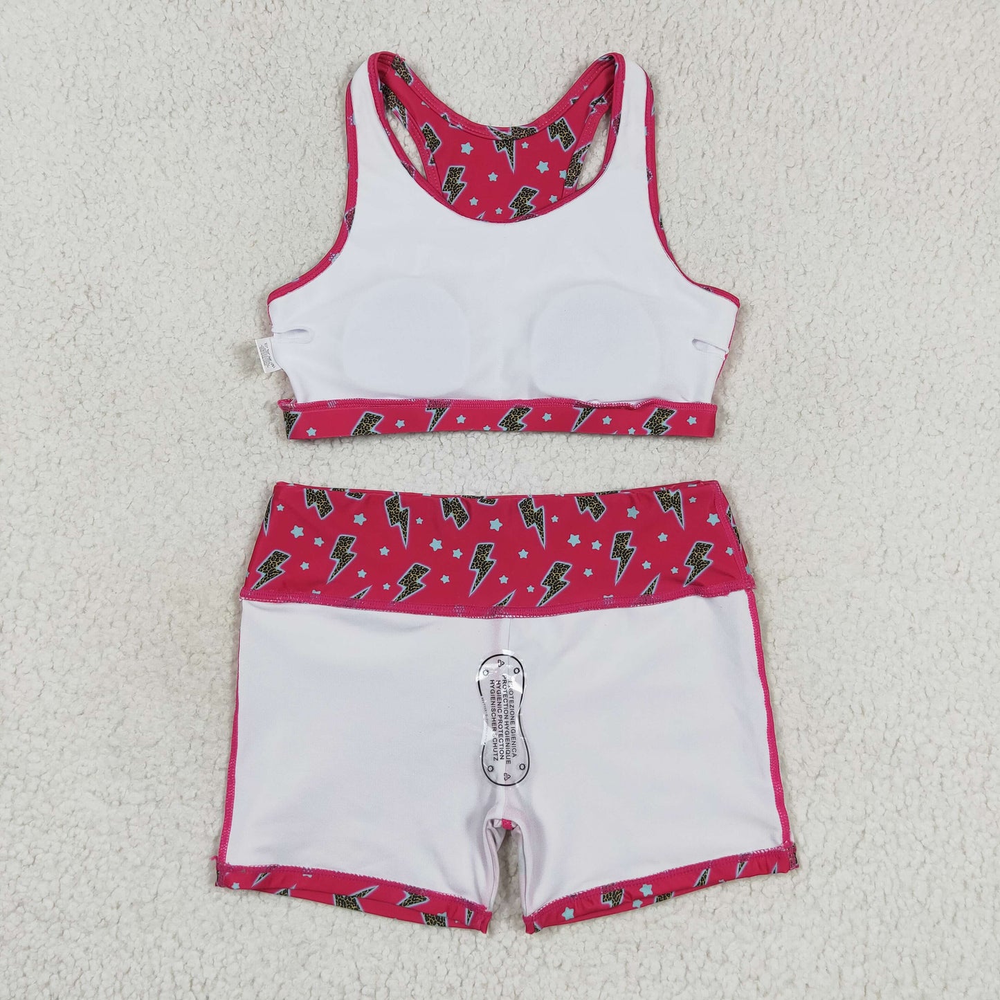 GSSO0903 组合 active wear yoga fabric riding shorts summer girl outfit 202405 RTS