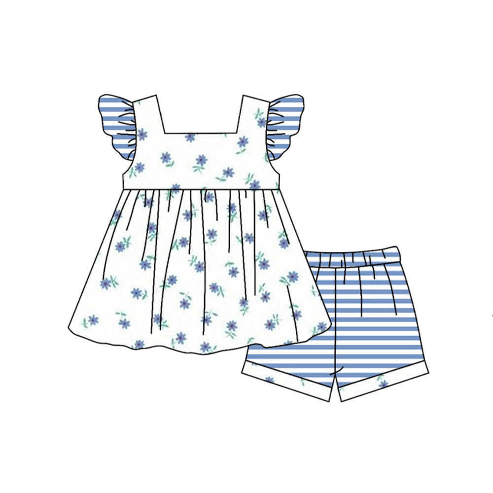 GSSO0948 preorder flower shorts summer girl outfit 202402