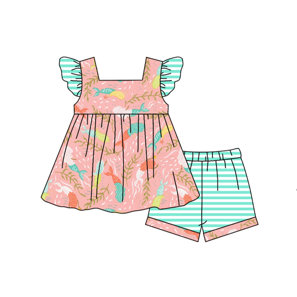 GSSO0958 shorts fish girl summer outfit 202403 preorder