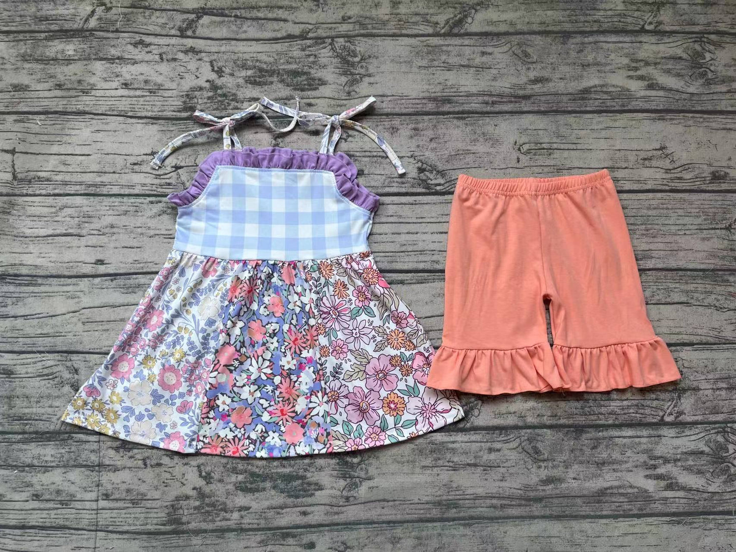 GSSO0990 RTS summer flower girl outfit 202406