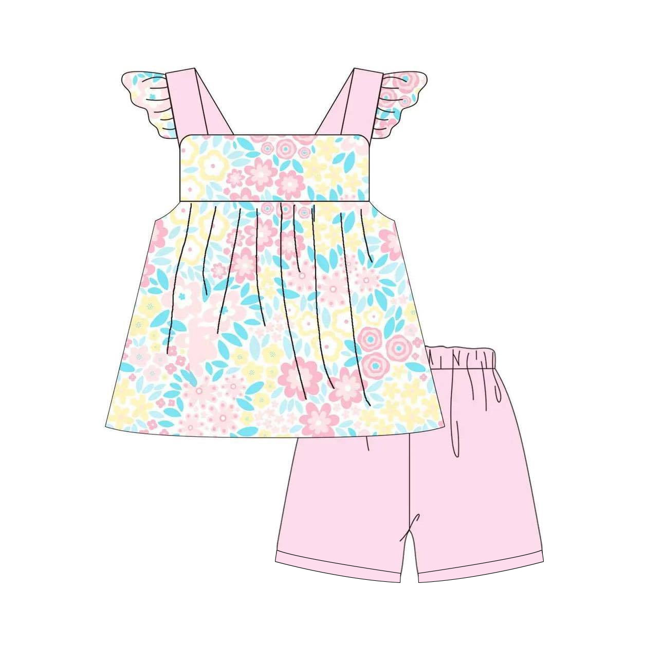 GSSO0991 preorder summer flower girl outfit 202403