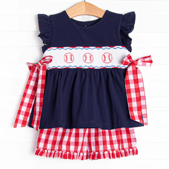 GSSO1010 baseball preorder 4th JULY girl summer outfit 202403