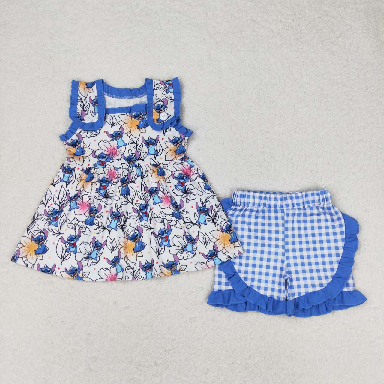 GSSO1040 RTS summer flower girl outfit 202405