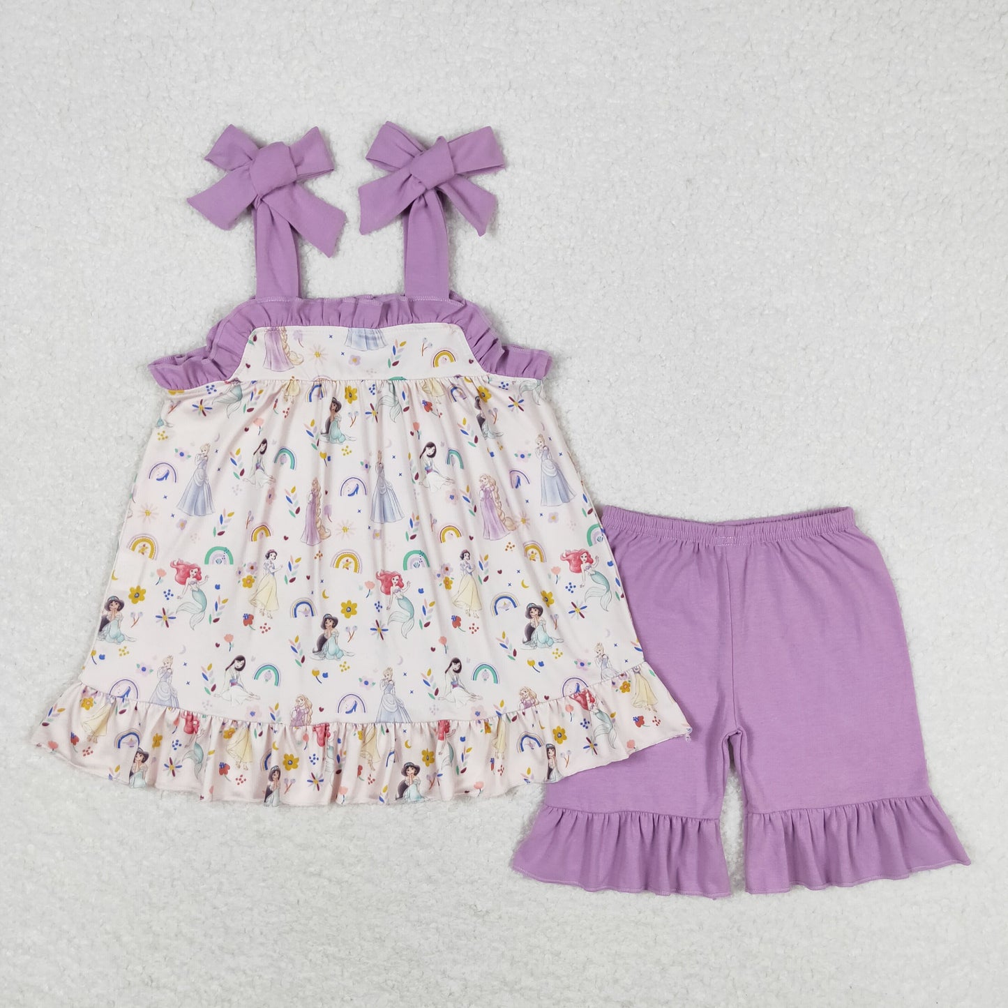 GSSO1044 marmaid princess summer flower girl outfit 202405 RTS