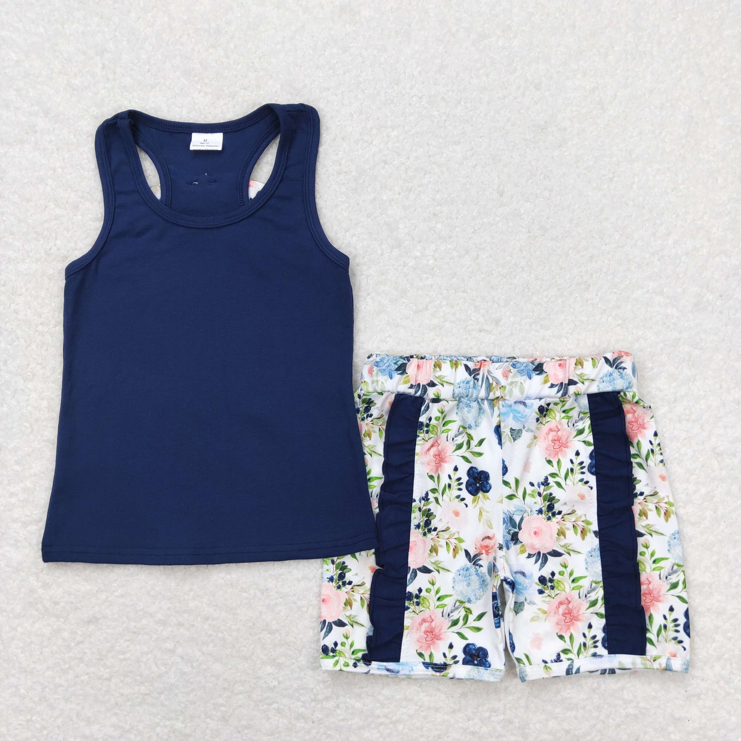 GSSO1062preorder summer flower girl outfit 202405 RTS