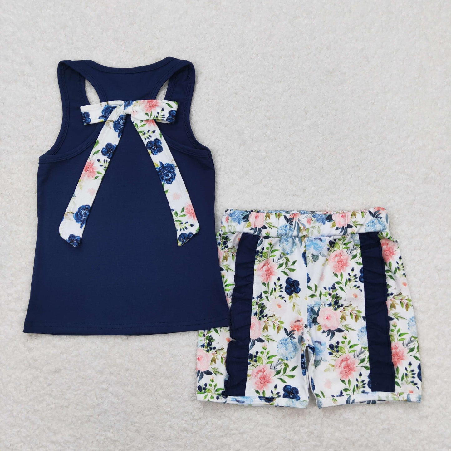 GSSO1062preorder summer flower girl outfit 202405 RTS