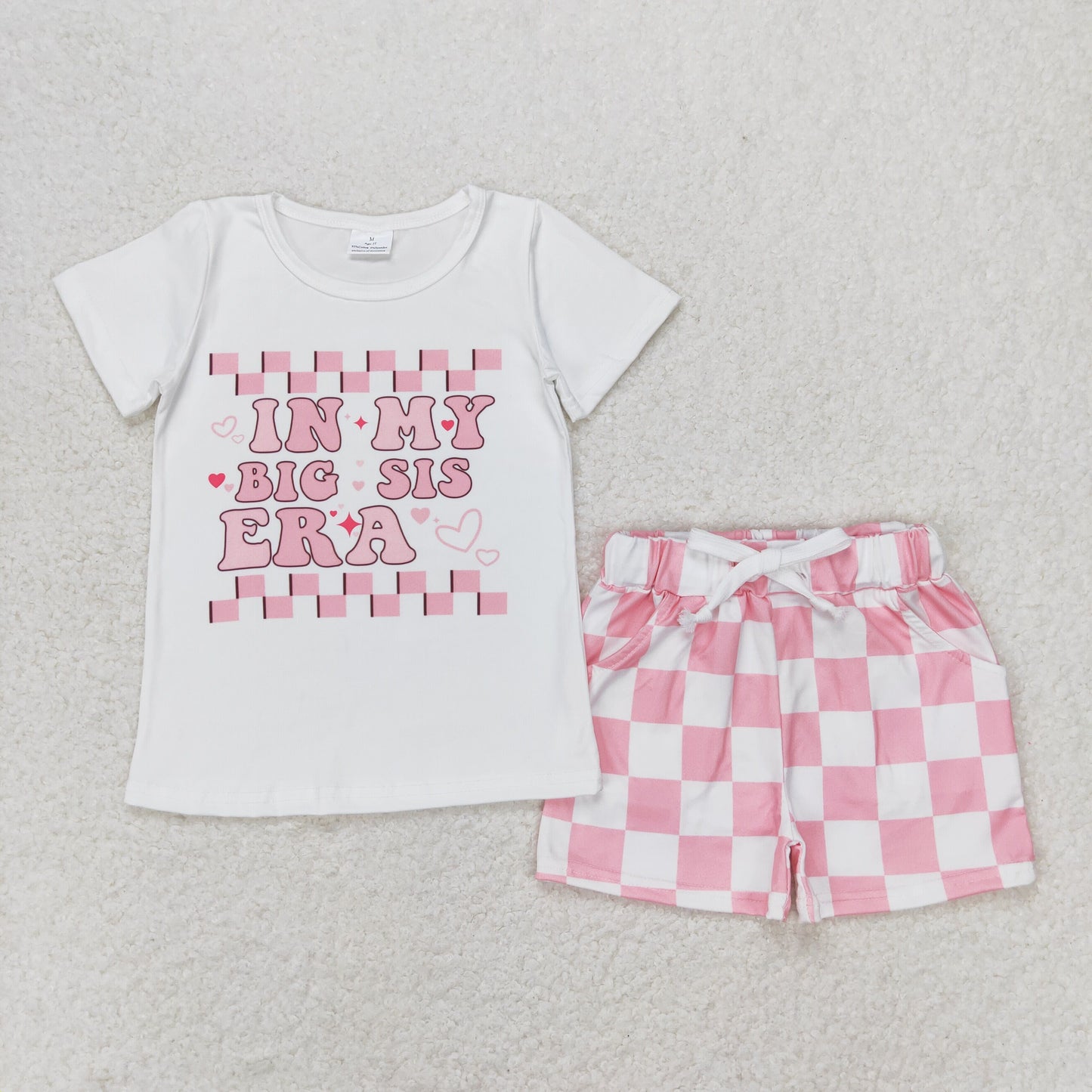 GSSO1073 big sister girl shorts outfit preorder 202405 RTS sibling