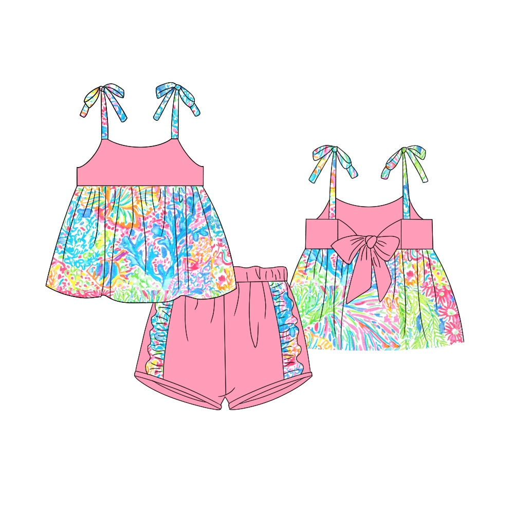 GSSO1108 preorder flower summer girl outfit 202403