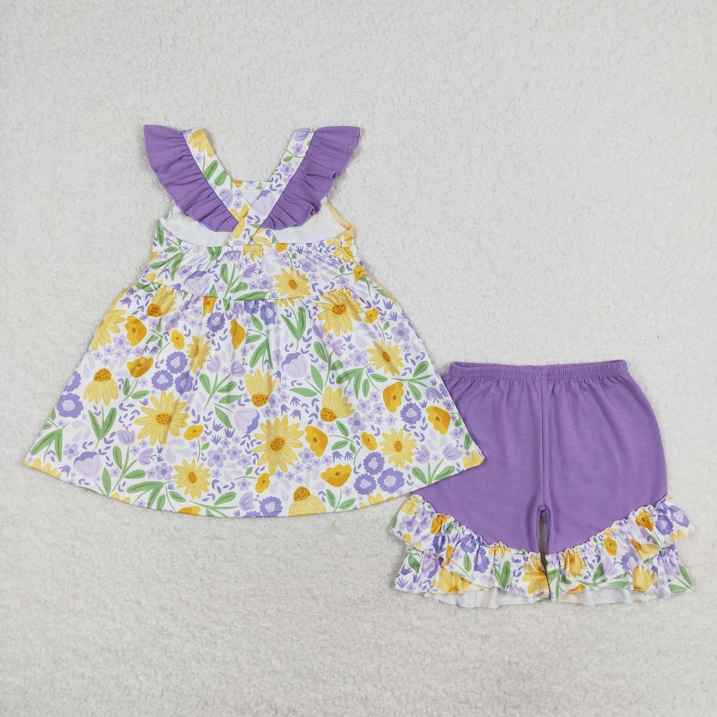 GSSO1177 flower girl summer outfit 202405 RTS