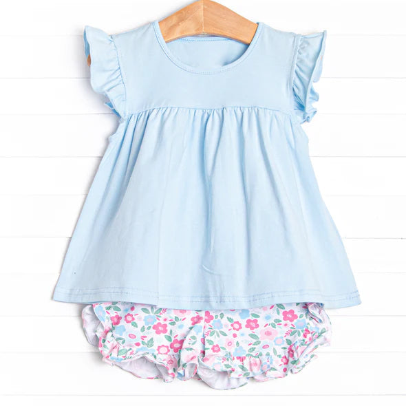 GSSO1207 preorder flower shorts summer girl outfit 202403