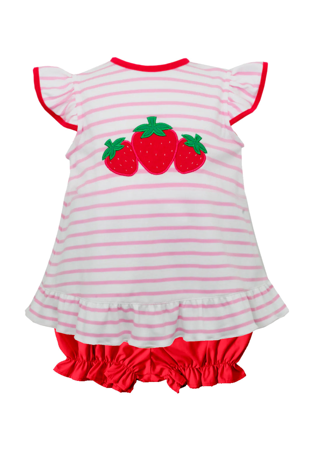 GSSO1218 preorder strawberry flower shorts summer girl outfit 202403