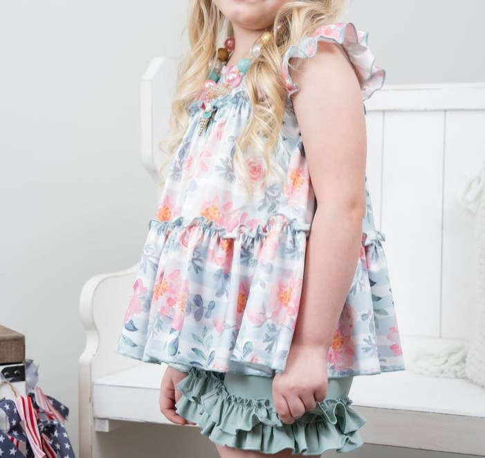 GSSO1226 preorder flower girl summer outfit 202403