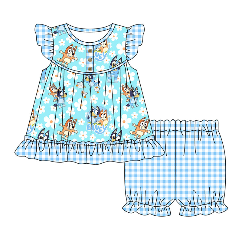 GSSO1245 preorder bluey girl summer outfit 202403