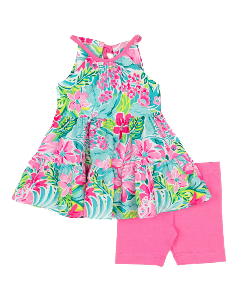 GSSO1280 flower shorts girl summer outfit 202404 preorder