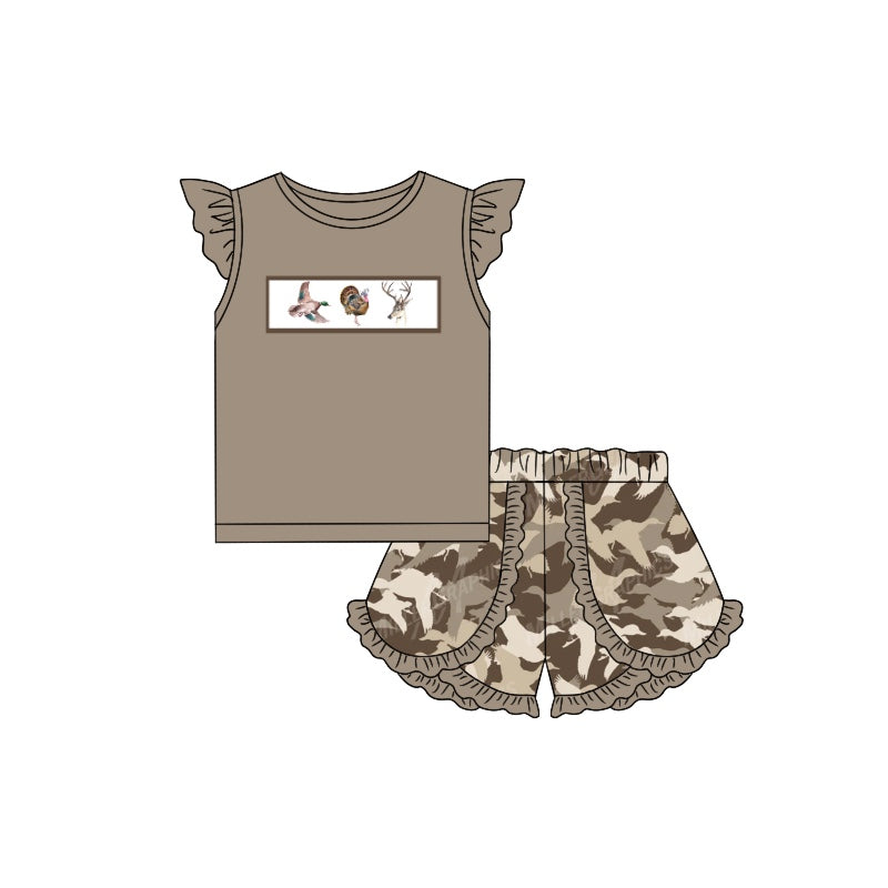 GSSO1295 preorder duck shorts summer girl outfit 202404