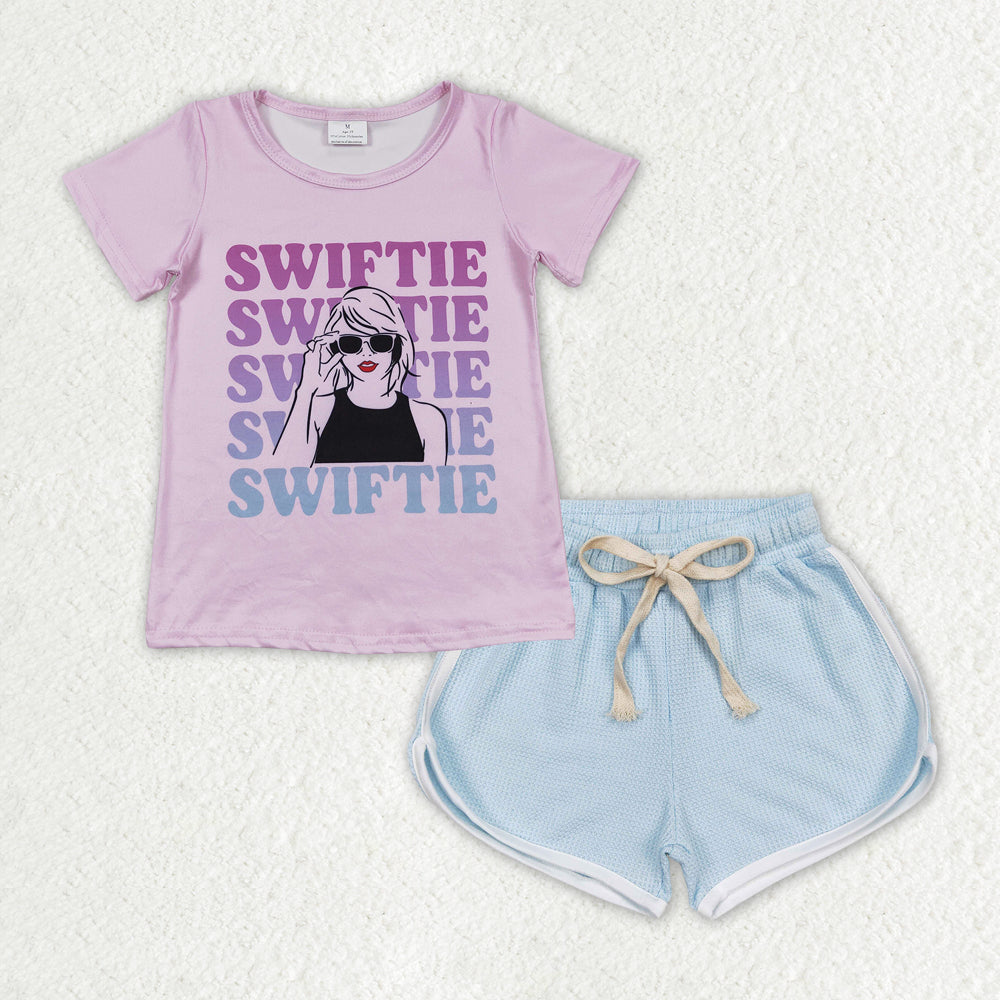 GSSO1315 Taylor swift cotton shorts summer girl outfit 202404 RTS