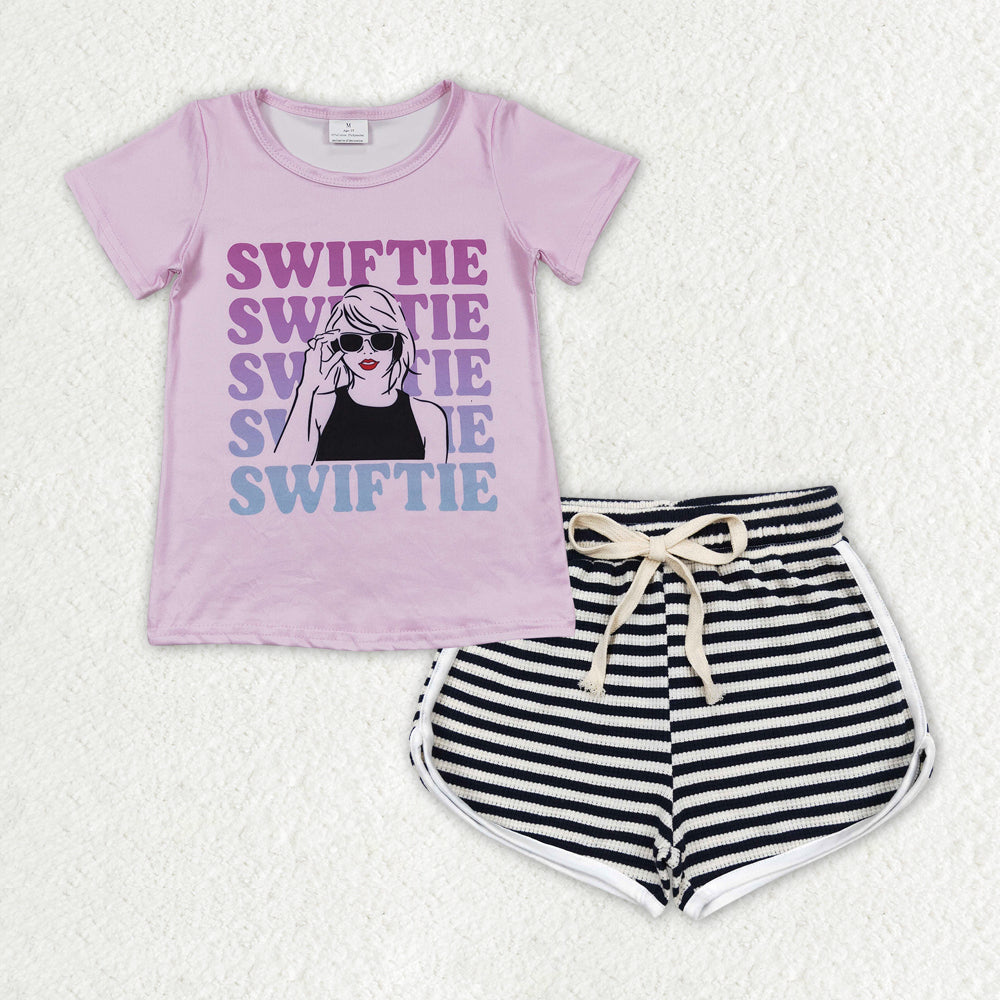 GSSO1316 Taylor swift cotton shorts summer girl outfit 202404 RTS