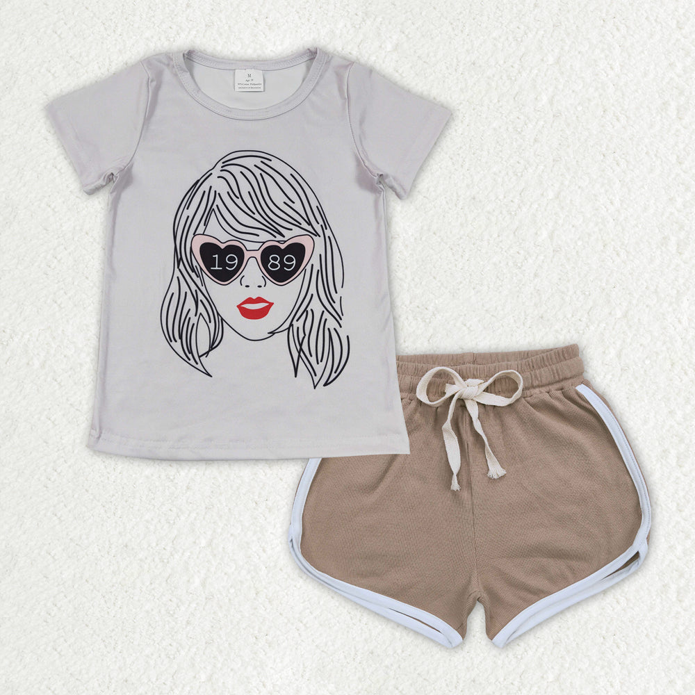 GSSO1329 Taylor swift cotton shorts summer girl outfit 202404 RTS