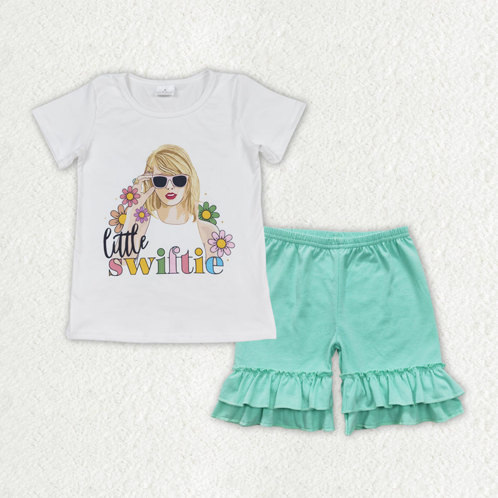 GSSO1384 组合 Taylor swift cotton shorts summer girl outfit 202404 RTS