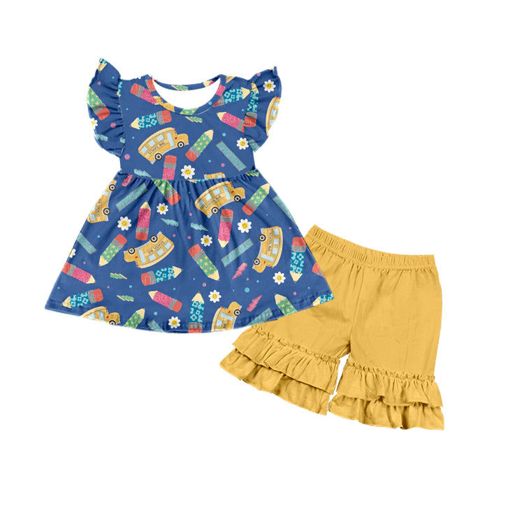 GSSO1417 组合 back to school shorts girl summer shorts outfit 202405 preorder