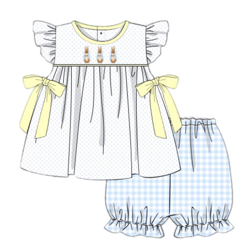 GSSO1476 Easter Cross Bunny girl summer outfit 202410 PREORDER(