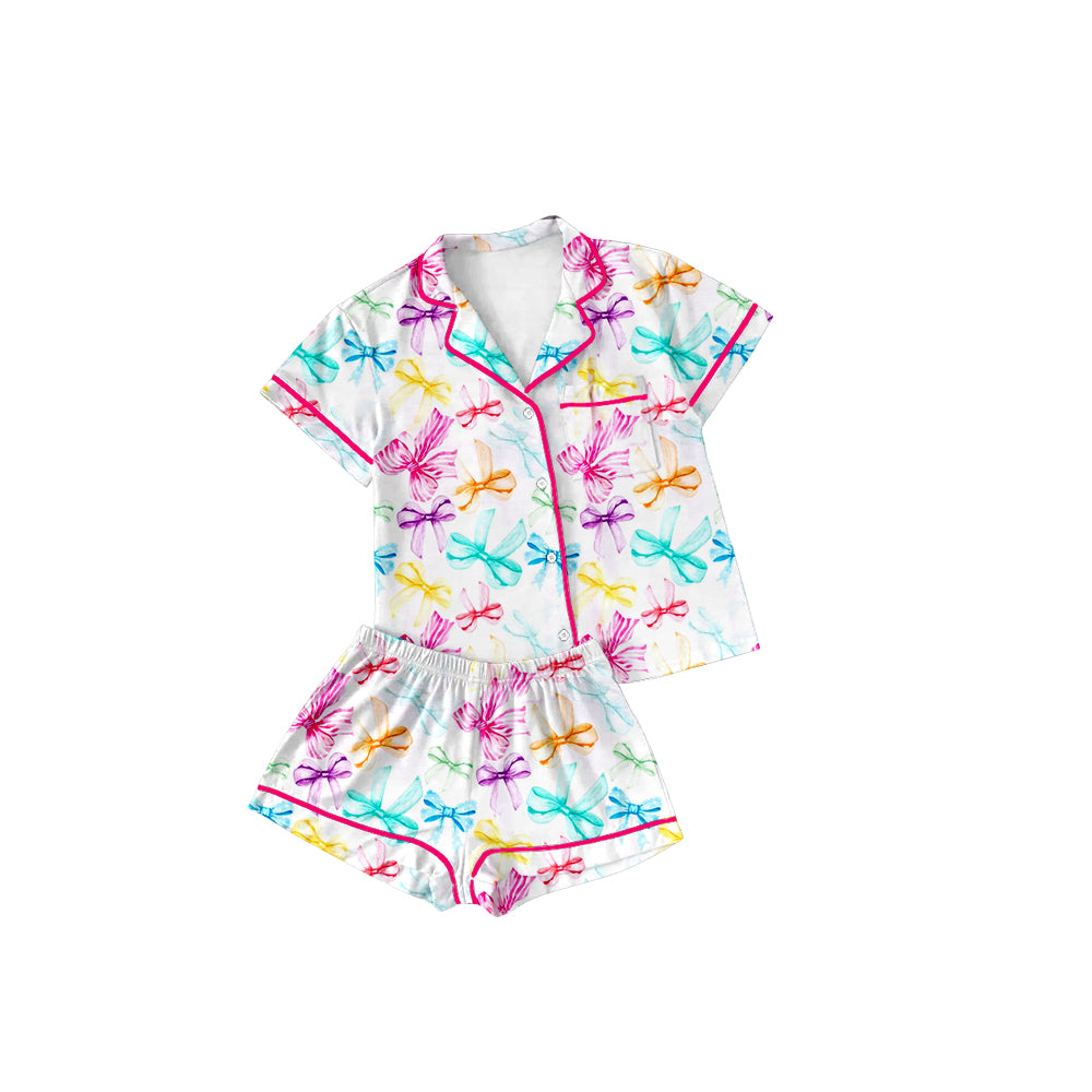GSSO1479成人女 adult women colorful girl summer pajamas 202410 preorder