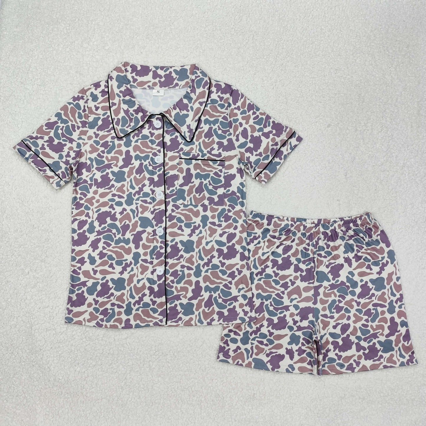 GSSO1539 adult women camo long sleeve pajamas adult 202412 RTS(