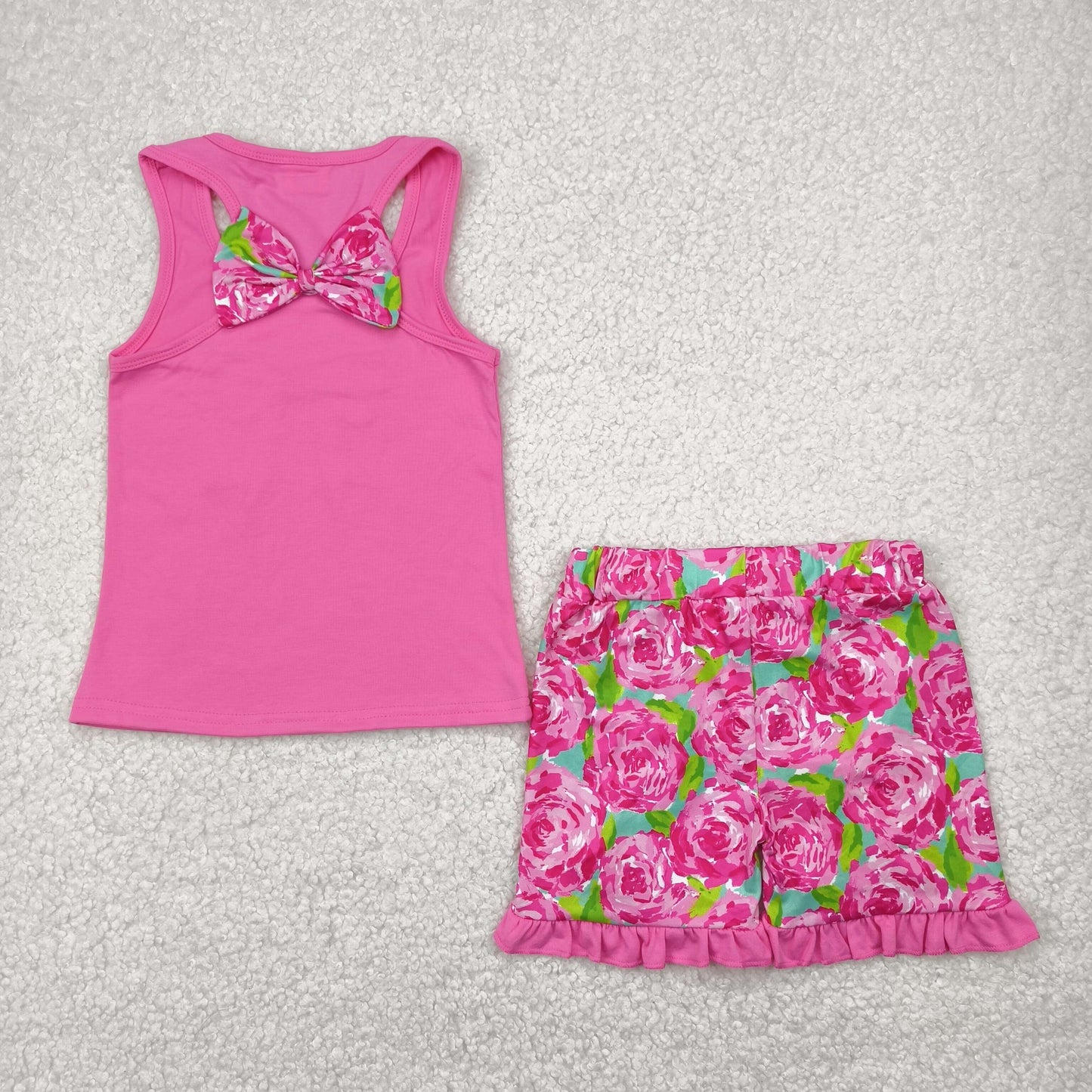 GSSO1605 short sleeve girl outfit 202504 RTS