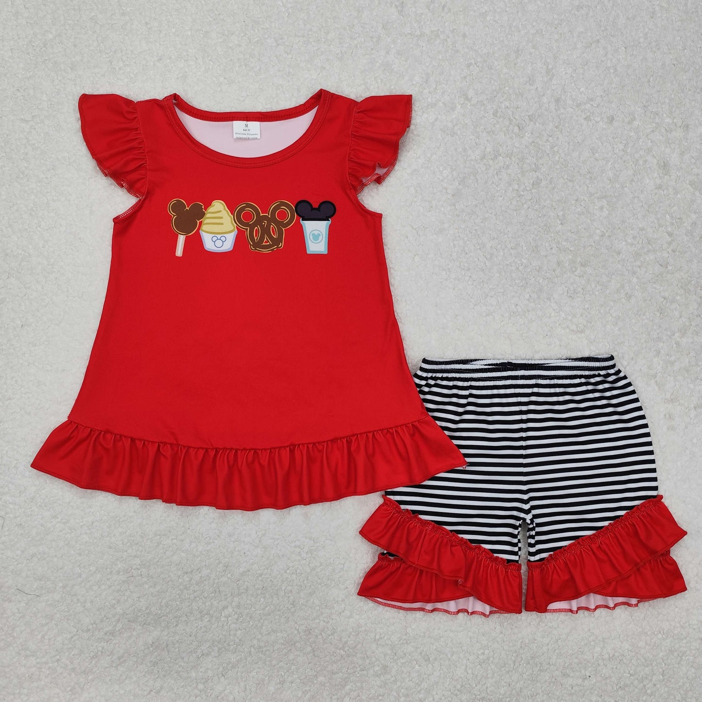 GSSO1616 cake mouse short sleeve shorts short sleeve girl outfit 202501 RTS