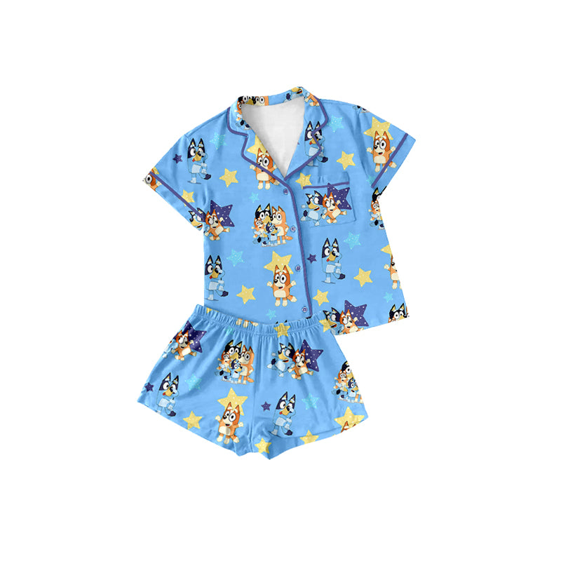 GSSO1808 western bluey pajamas girl summer outfit 202412 preorder