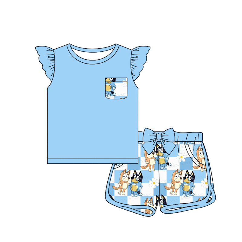 GSSO1815 girl bluey summer outfit 202412 preorder