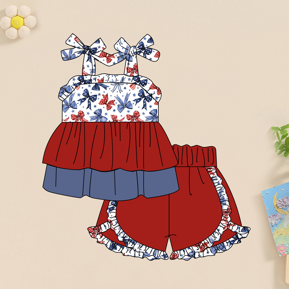 GSSO1832 bow girl summer outfit 202412 preorder