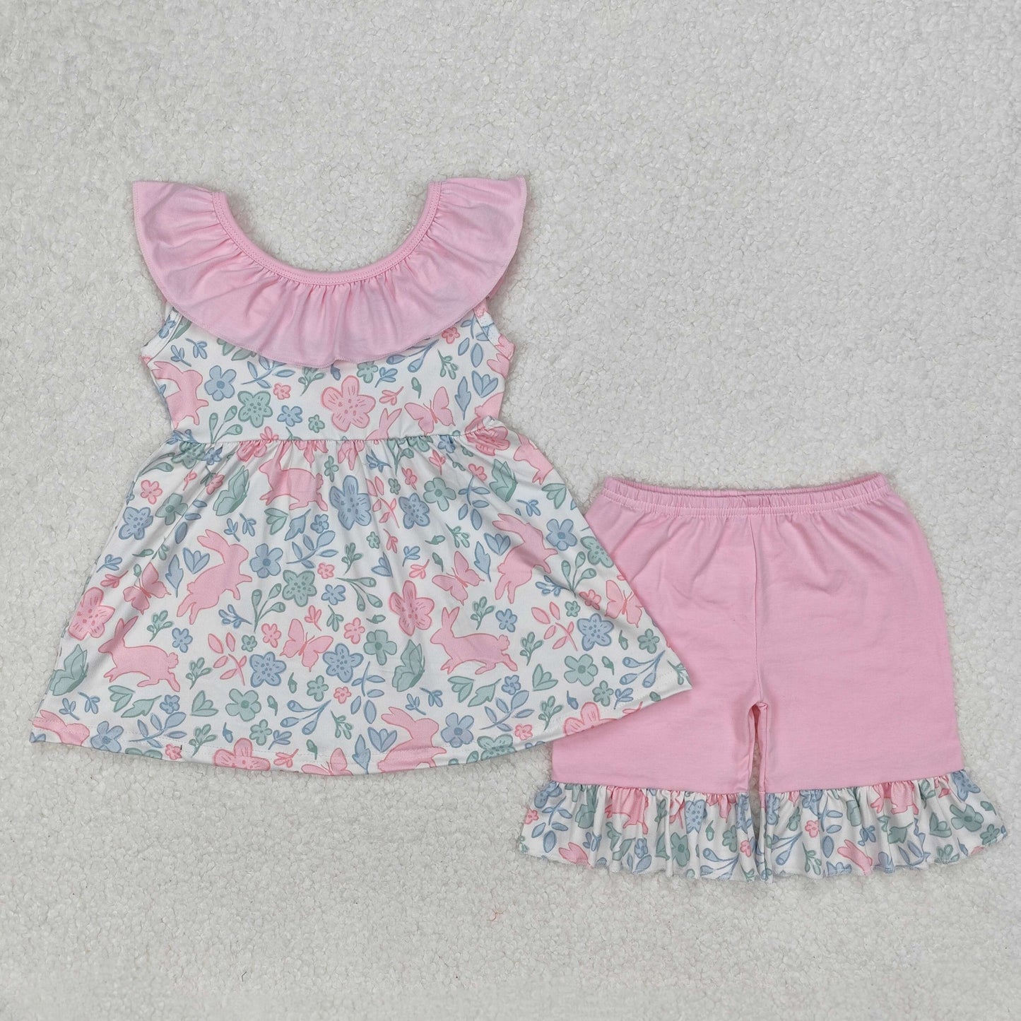 GSSO1881 Easter flower girl summer outfit 202503 RTS