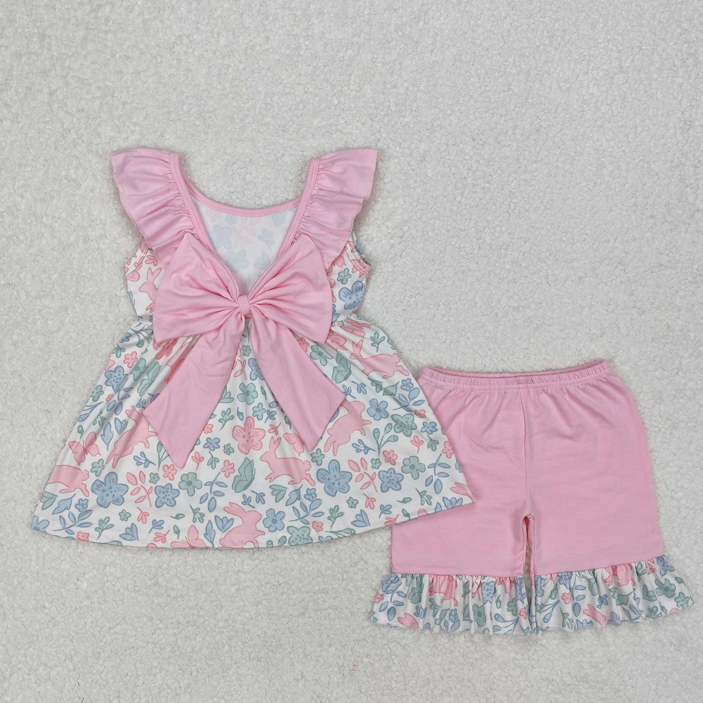 GSSO1881 Easter flower girl summer outfit 202503 RTS
