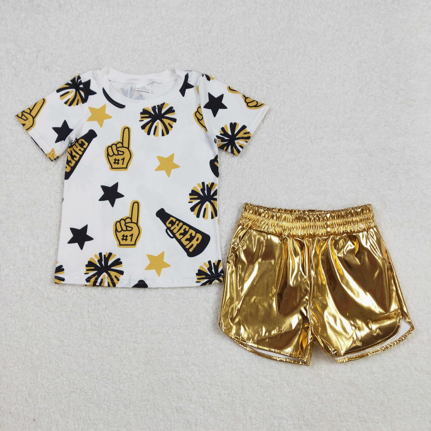 GSSO1936 组合 leather glitter sparkling westen golden girl summer outfit 202502 RTS
