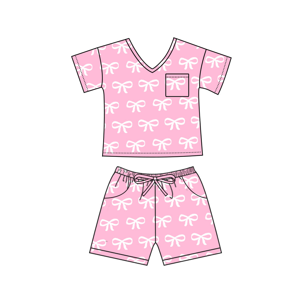 GSSO1940 adult women bow pajamas 202502 preorder