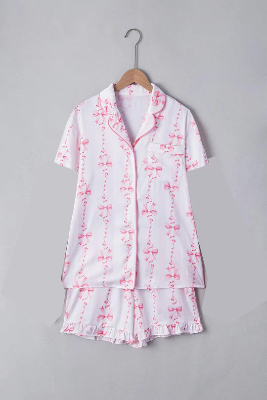 GSSO1944 bow adult women pajamas 202502 preorder(